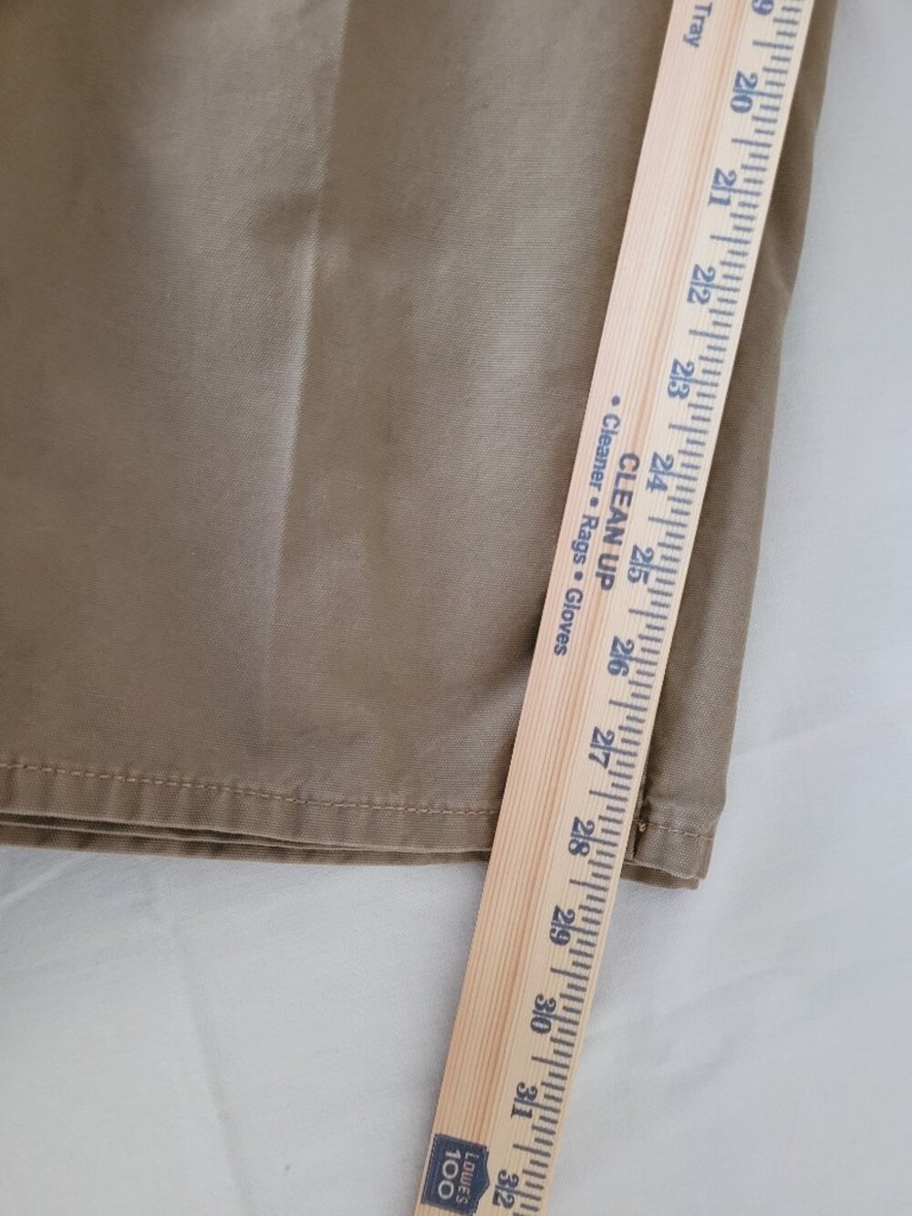 Khaki Carpenter Pants Mens Dark Tan 36x30 - Picture 9 of 14